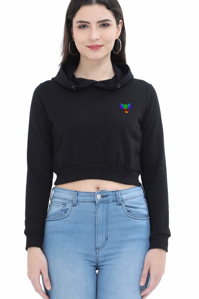 Urban Blossom Crop hoodie