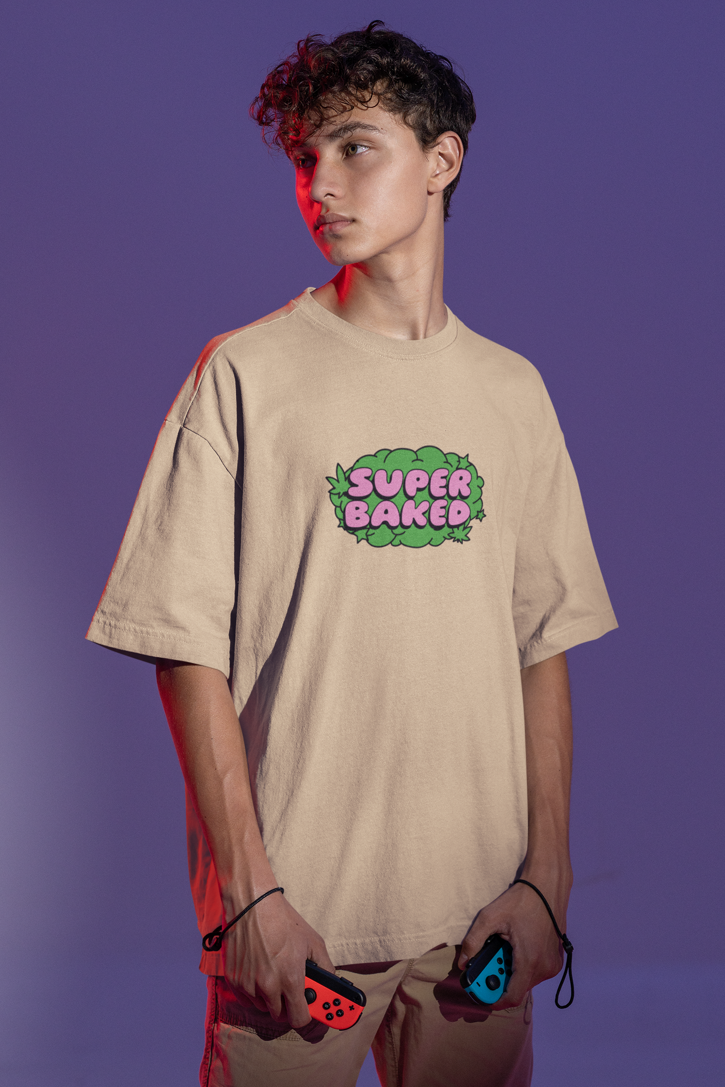 Super Baked: Oversized T-Shirt