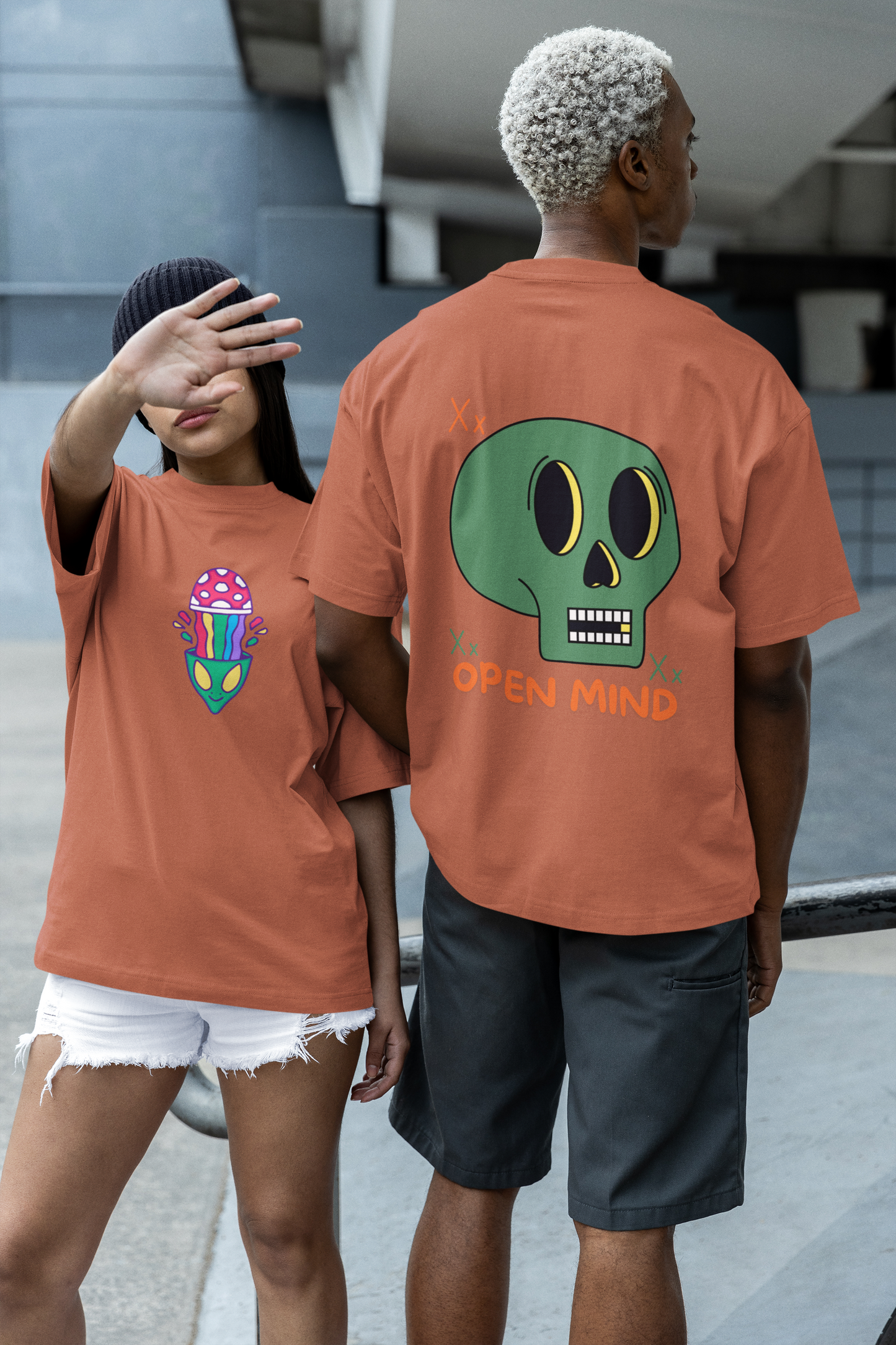 Psychedelic Mind Oversized Tee