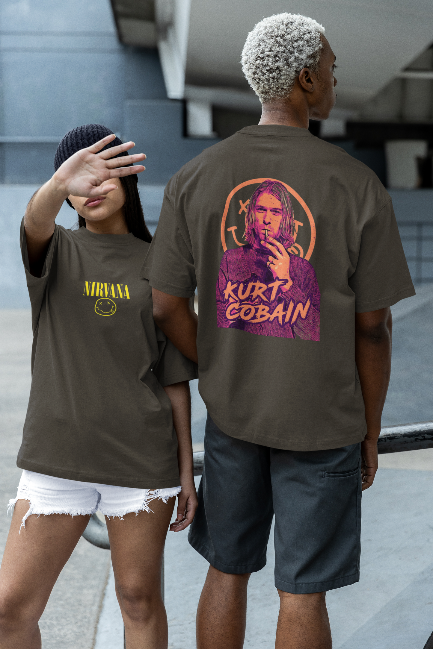 Nirvana - Kurt Kobain: Oversized Tee