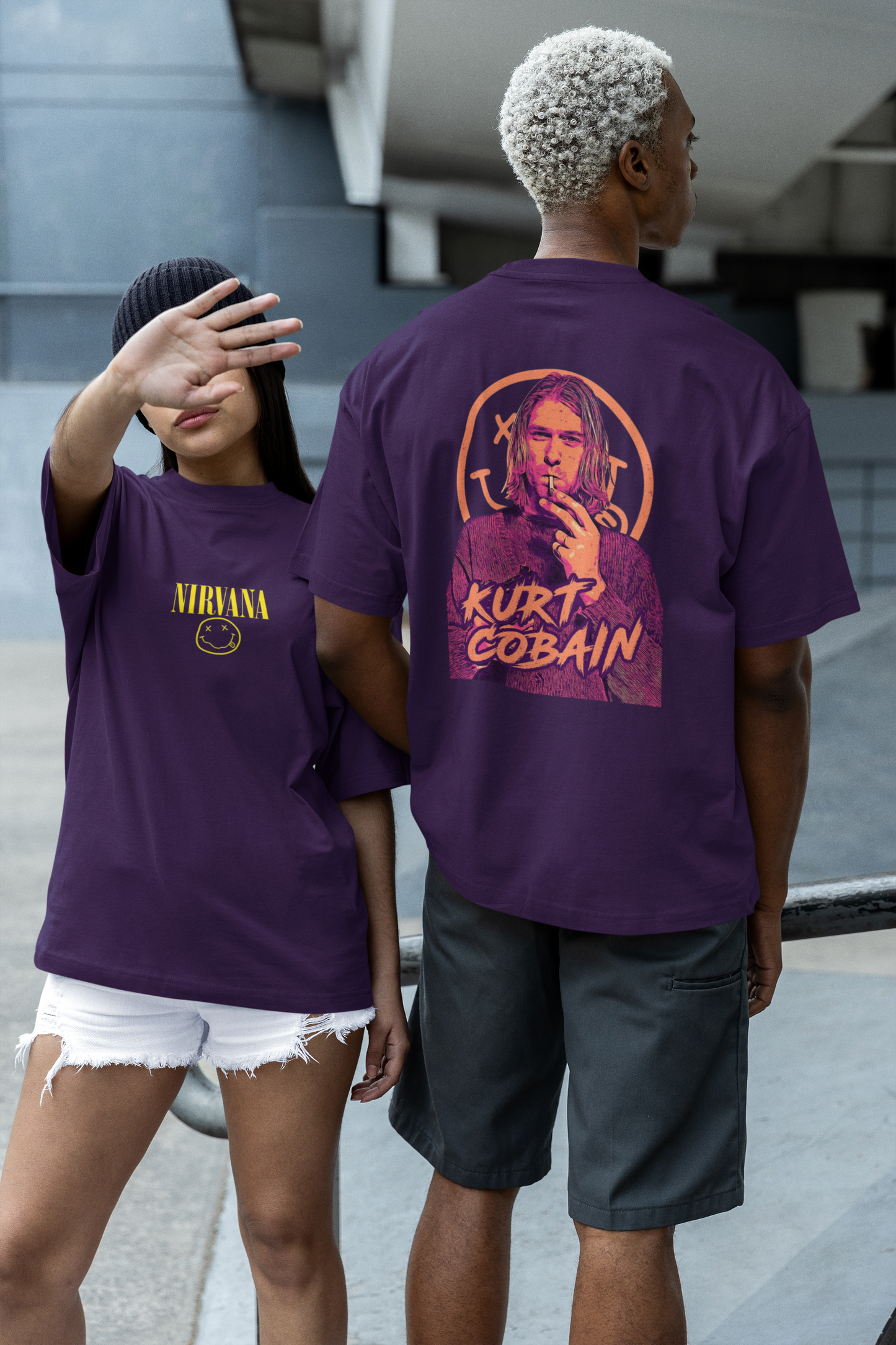 Nirvana - Kurt Kobain: Oversized Tee