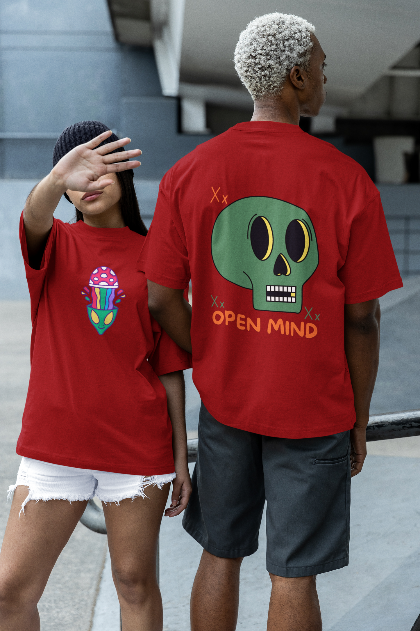 Psychedelic Mind Oversized Tee