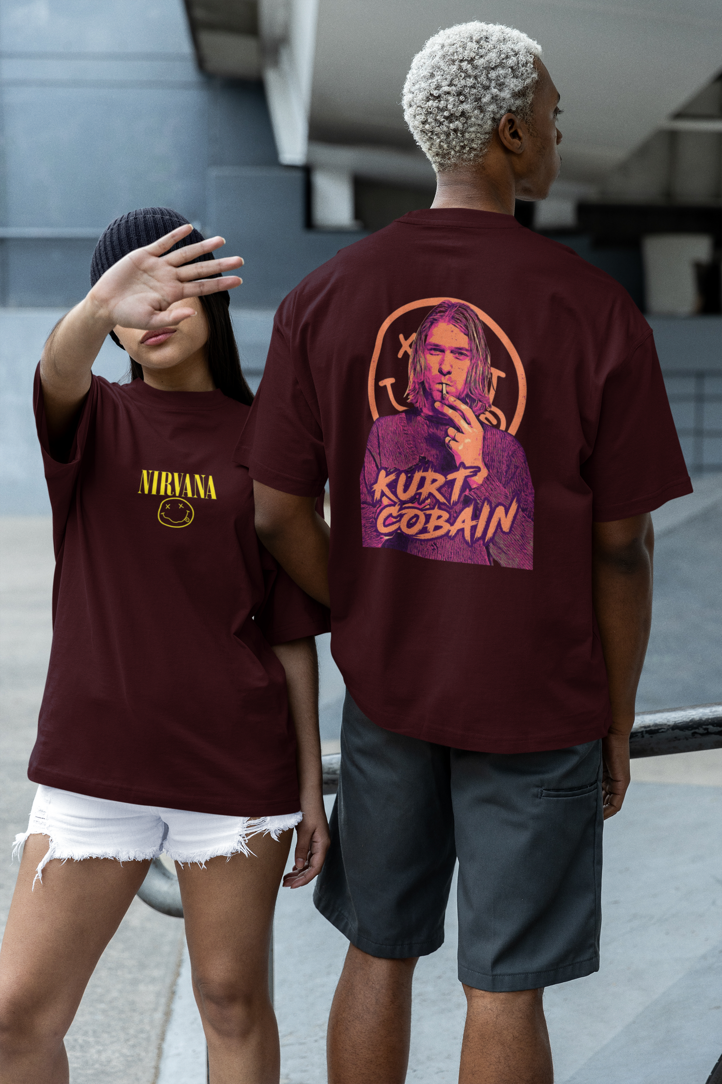 Nirvana - Kurt Kobain: Oversized Tee