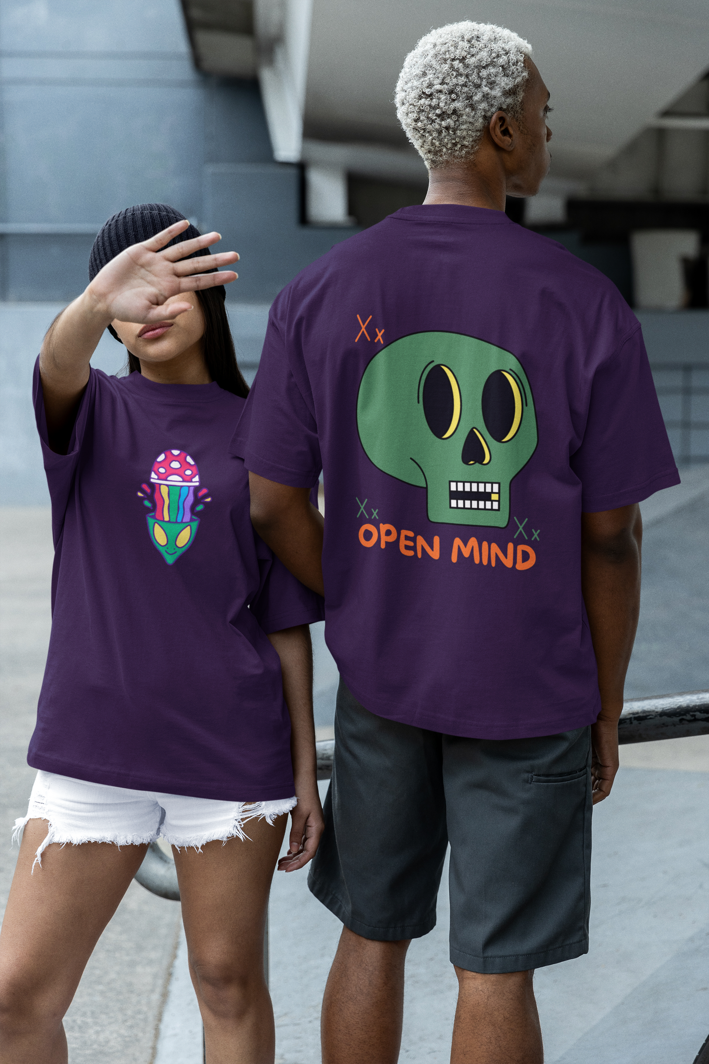 Psychedelic Mind Oversized Tee