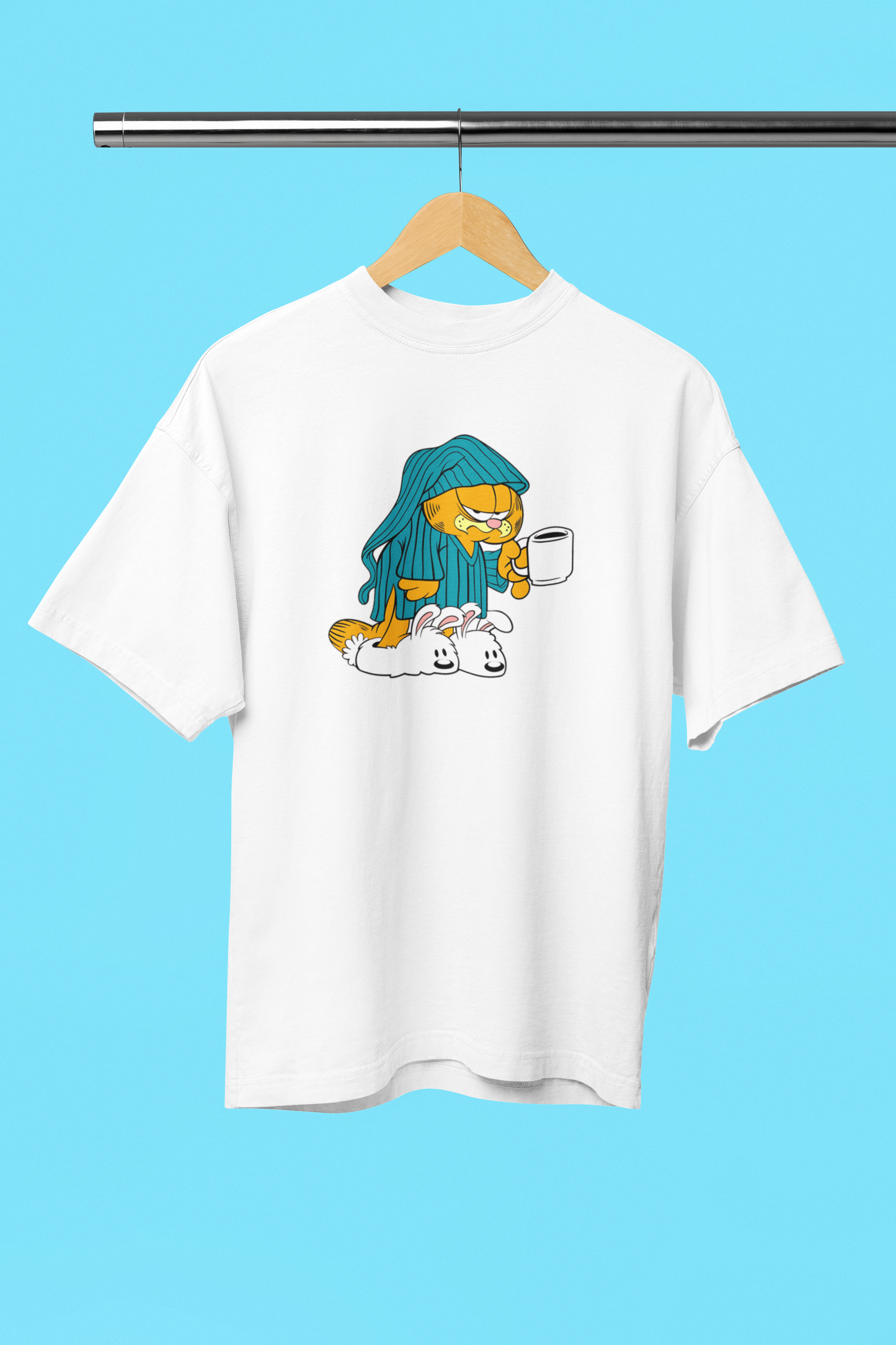 Lazy Garfield: Oversized T-Shirt