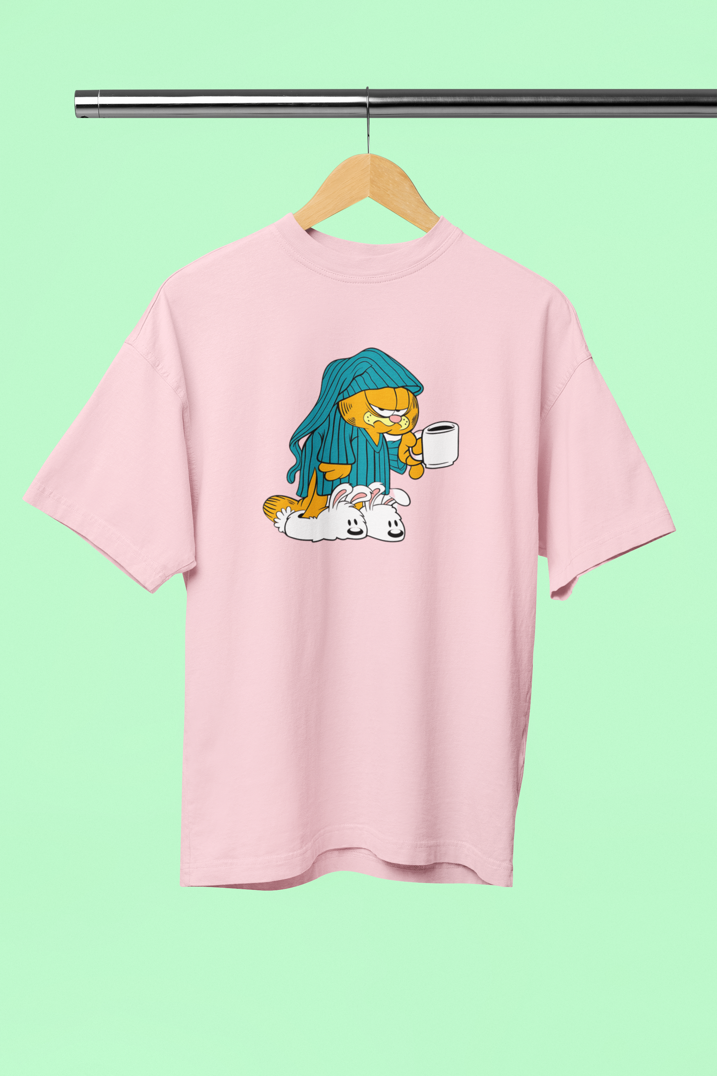 Lazy Garfield: Oversized T-Shirt