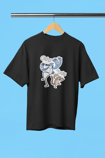 Mordecai Rigby: Oversized Tee