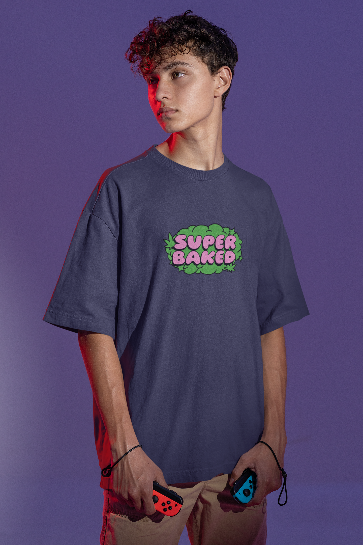 Super Baked: Oversized T-Shirt