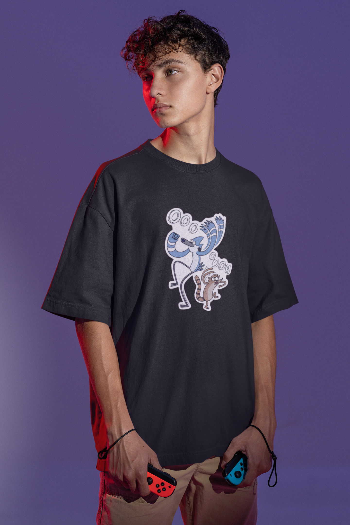 Mordecai Rigby: Oversized Tee