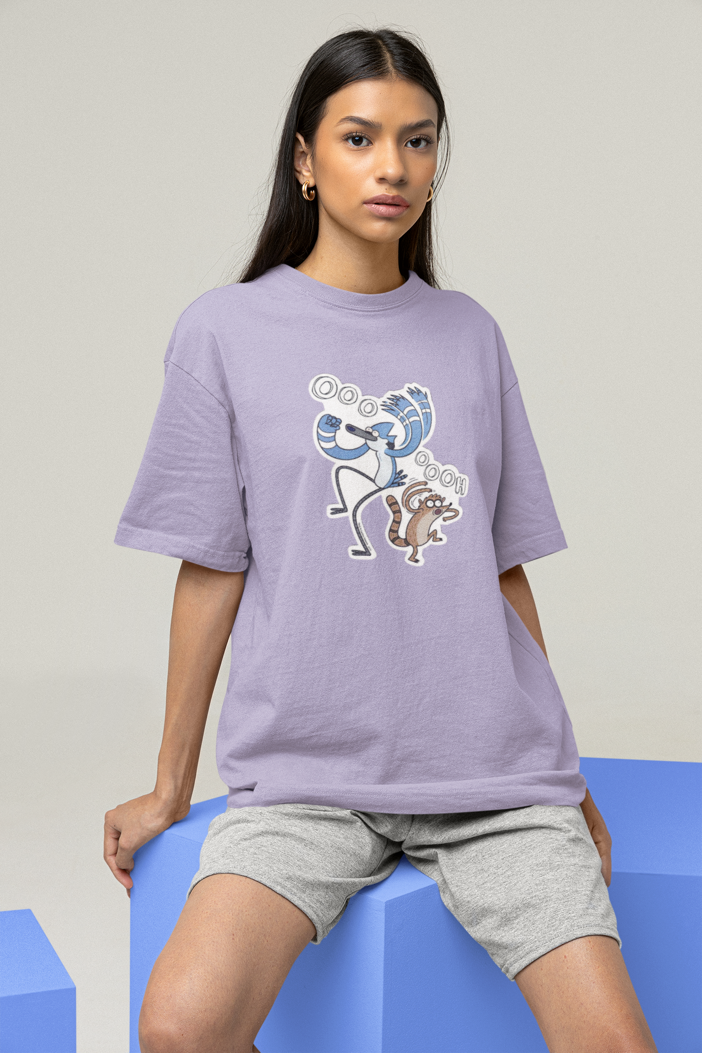 Mordecai Rigby: Oversized Tee