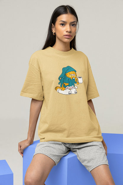 Lazy Garfield: Oversized T-Shirt