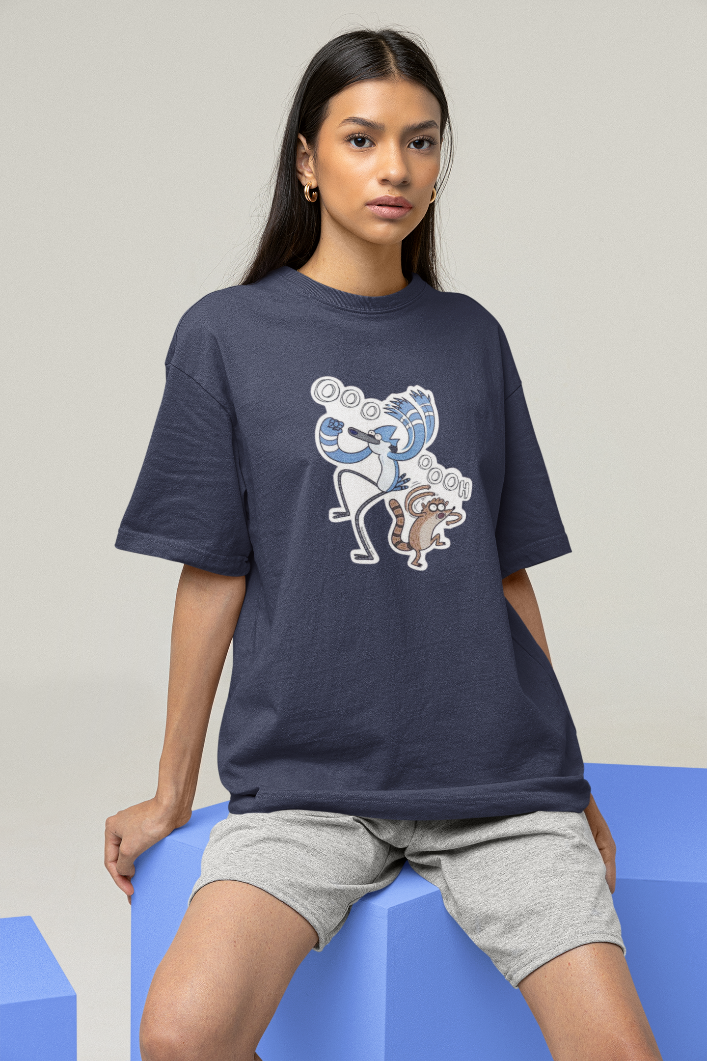 Mordecai Rigby: Oversized Tee