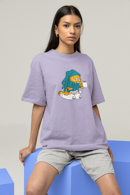 Lazy Garfield: Oversized T-Shirt