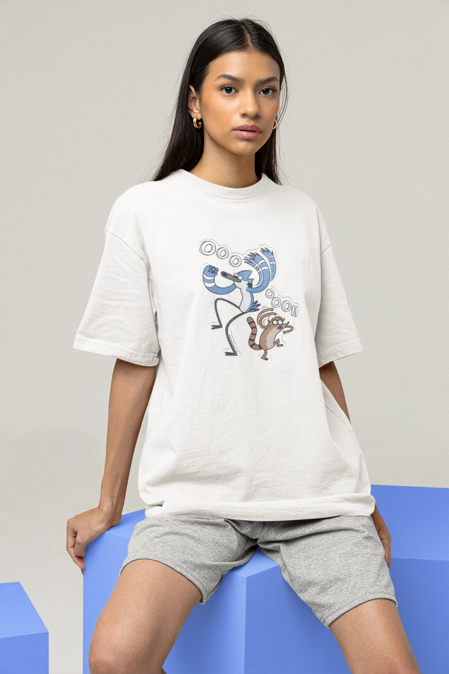 Mordecai Rigby: Oversized Tee