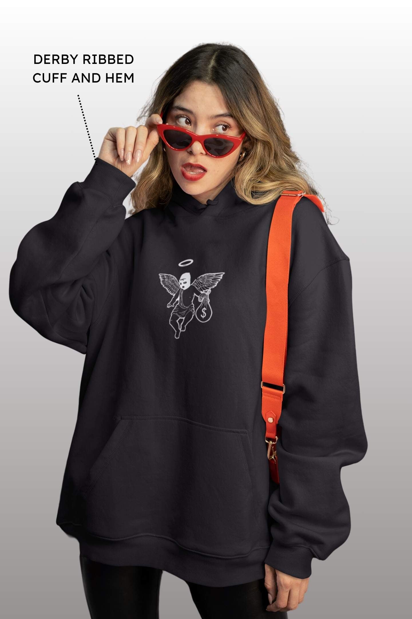 Money Angel Oversized Hoodie