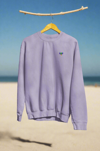 Urban India comfortable lavender sweatshirt for casual wear